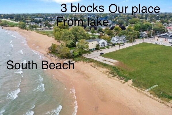 We are located 3 short blocks from the beach
