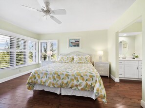 Primary Bedroom with King sized bed