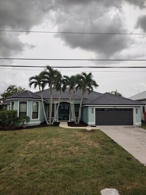 tropical feel new windows, doors, roof and paint since hurricane Ian in 2022