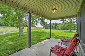 Furnished Patio | Farmland Views