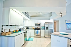 Fully functioning open kitchen