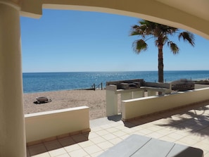 Grill and enjoy a meal on the patio while enjoying views of the Sea of Cortez