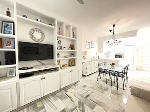 Beautiful dining area, equipped with table and chairs for you to share a delicious home cooked meal.