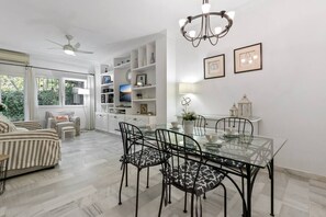 Beautiful dining area, equipped with table and chairs for you to share a delicious home cooked meal.