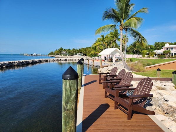 “Sitting on the dock of the bay”