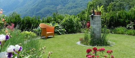 Garden of the Senses at Casa alla Cascata in Maggia