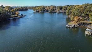 Drone view of the creek.
