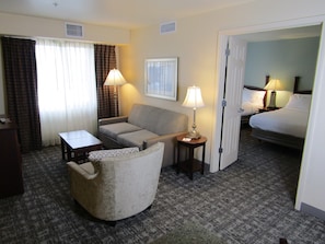 Relax and rejuvenate in the cozy living room.