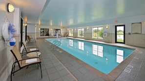 Fancy a swim? Take a dip in the indoor pool.