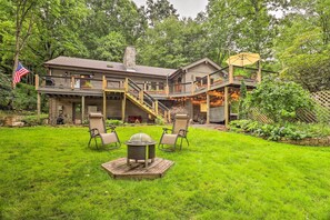 Private Yard | Deck | Outdoor Seating Areas | Wood Fire Pit