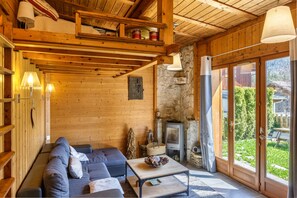 Views from the living area towards the sunny garden