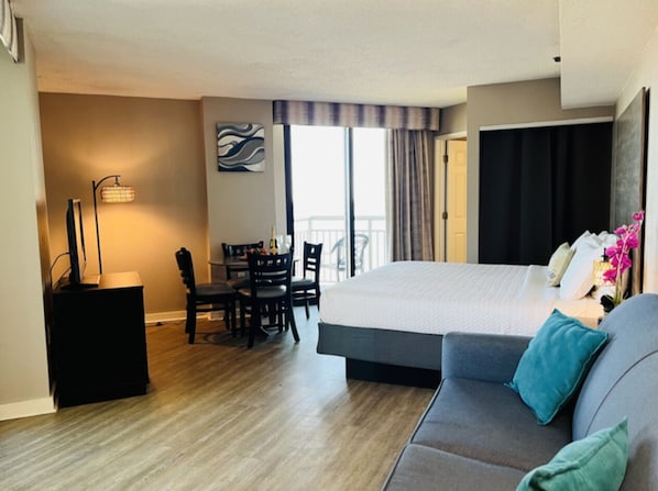 Get yourself cozy in this studio type yet spacious condo unit at The Patricia Grand Resort.