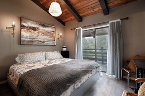 King bedroom on the main level