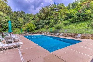 Seasonal outdoor resort pool available for guests