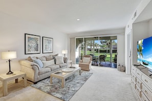 Living room and lanai