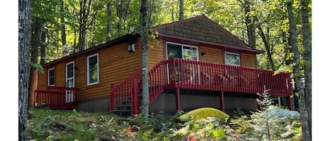 Porch looking from lake