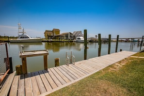 Private dock and fish cleaning station