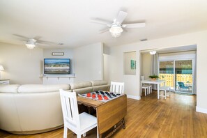 Open Floor Plan. Game Table. 