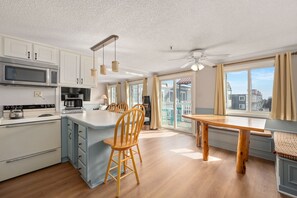 Enjoy the convenience of a fully-equipped kitchen and dine in style!