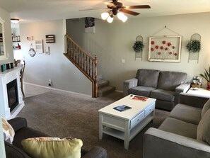 Livingroom view from front door