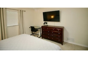 Working space in the master bedroom