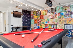 Amazing game room for everyone to enjoy