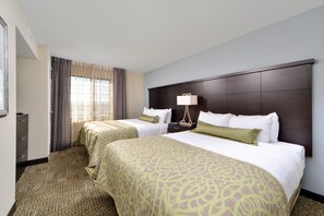 Drift to sleep in a comfortable bed after a wonderful day outside.