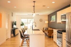 Kitchen + Living Room