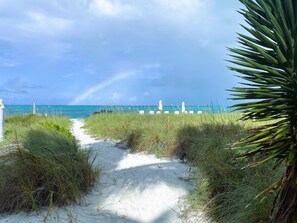 Public pathway to the beach