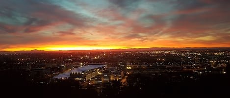 Vue depuis lâhĂ©bergement