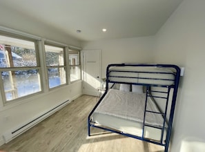 Third bedroom, bunk bed with twin on top and full below