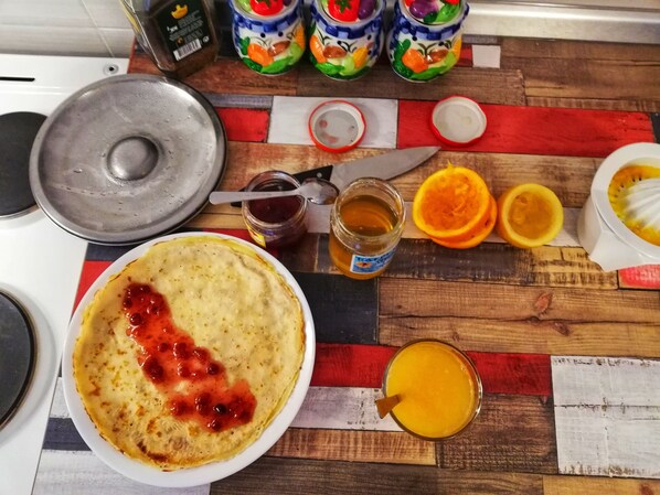 Repas de petit déjeuner