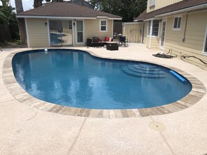 Private pool remodeled in 2022