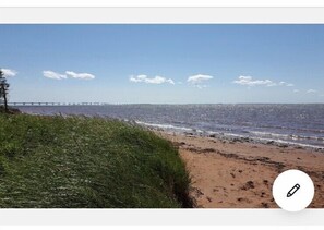 View from private beach of Confederation bridge!