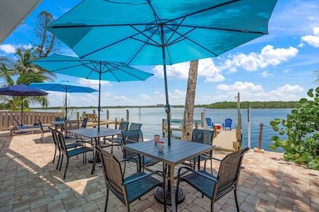 Communal Patio and Dock Area (access is outside of the unit, no direct access)