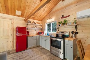 Fully stocked kitchen