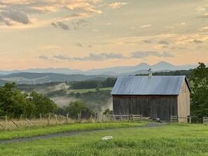 19th century barn by cottage