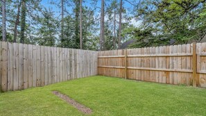 Fenced in yard!