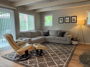 Family Room with pull-out couch.