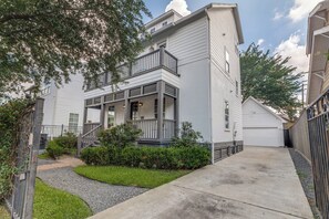 Our gated driveway includes parking for up to four vehicles.  