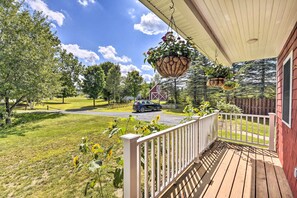 Front Porch | Spacious Yard