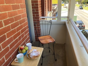 Why not have breakfast on the balcony?