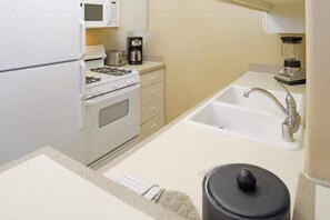 There is nothing like having a full kitchen at your disposal.