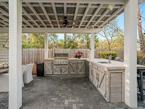 Summer Kitchen and Gas Grill