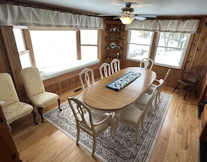 Dining room with table for 8-10