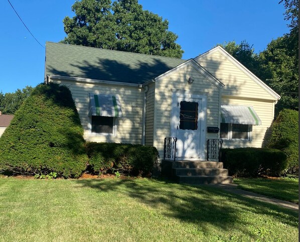 View of the front of the house