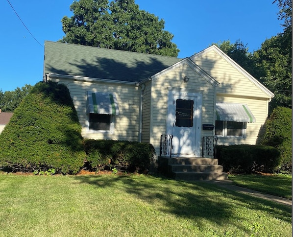 View of the front of the house