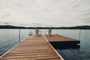 The view down by the lake.