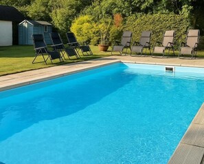 Pool and loungers