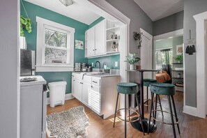 Make delicious meals in our kitchen
